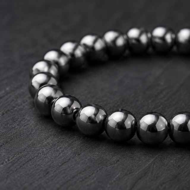 Steel – Hematite Bracelet