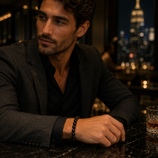 The Dragon - Black Obsidian Bracelet