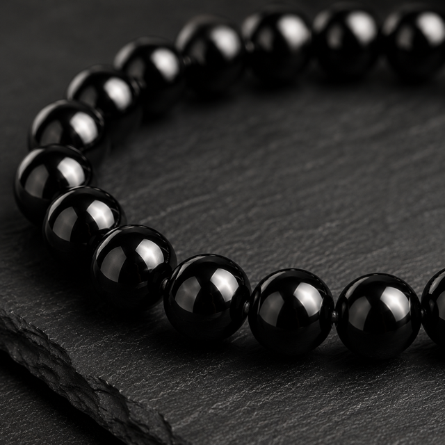 The Dragon - Black Obsidian Bracelet